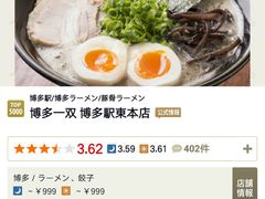 Tabelog-博多一双(博多駅東本店)
