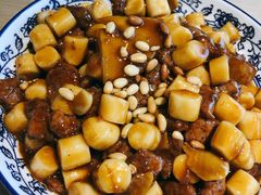 松子牛肉炒年糕-兔爸私家小厨(新北万达店)