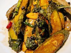 紫苏煎青瓜-绿茶餐厅(华联万柳店)
