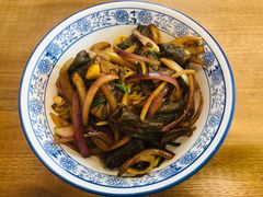 虾爆鳝肉丝拌川-圳兴面王·拌川·特色炒面(南山保利剧院店)