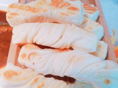 贴卷子-悦海·家宴·冰花皮皮虾大锅贴(宝龙店)