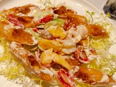菠萝油条虾-美庐餐厅·湖北菜·吴佩孚公馆(南京路店)