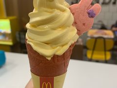 芒果芝士甜筒-麦当劳(厦门梧村店)