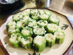 蒜蓉蒸丝瓜-区海鸡场饭店(石壁店)