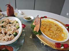芝士焗波龙钳子肉配伊面-和苑酒家·一线江景(星寰店)