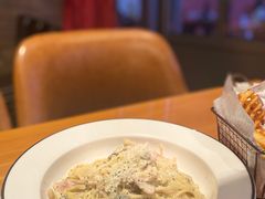 蘑菇芝士意大利面-MR.ROCKY洛奇先生RESTAURANT&BAR(宝安壹方城店)