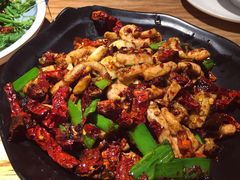 干椒炒板筋-树厨贵州菜(大十字店)