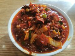 辣皮子滚刀肉拌面-歹歹的加个面过油肉拌面