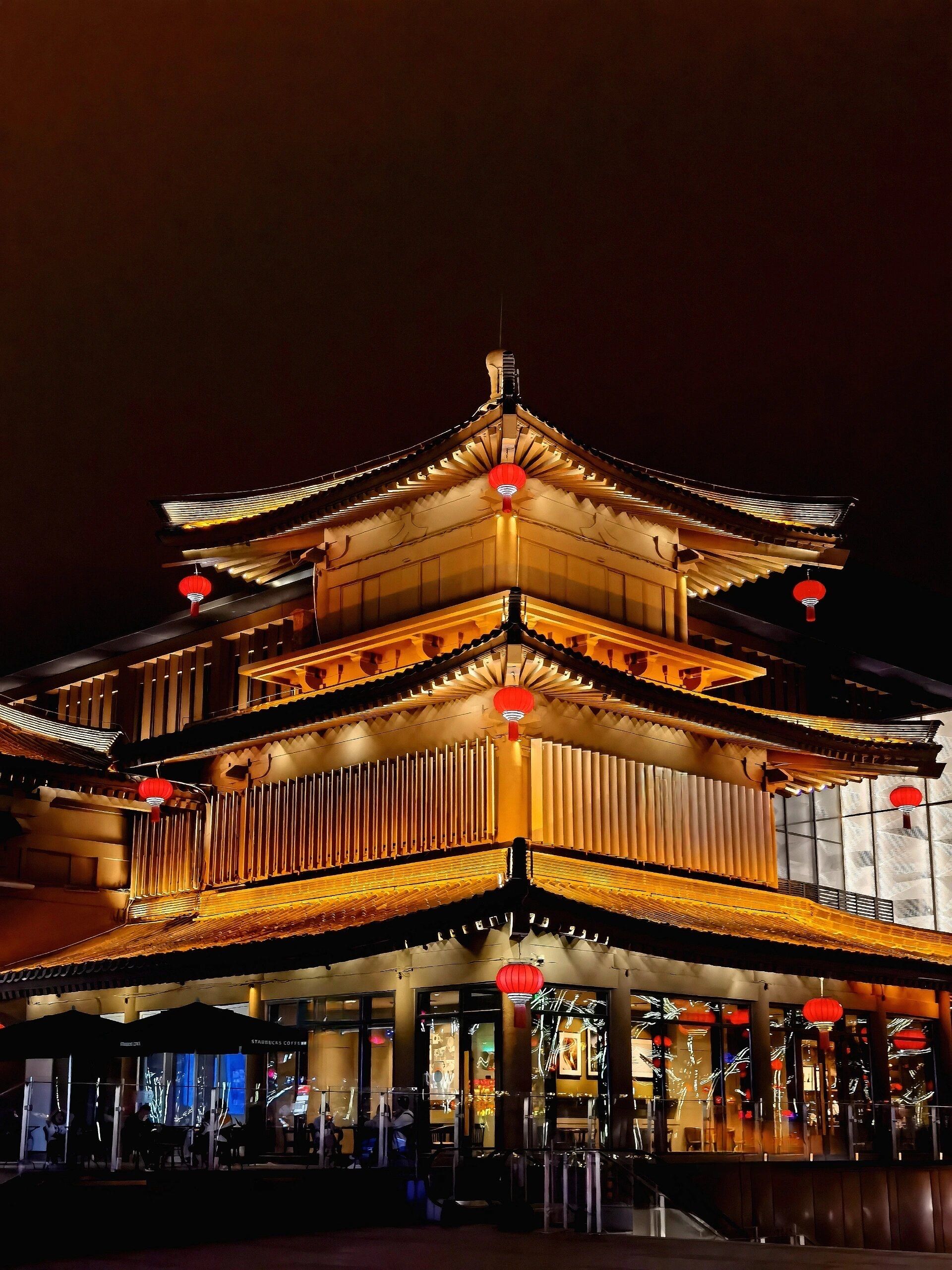 长安的夜景真的太美了