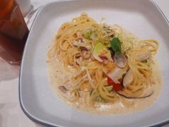 奶油蘑菇意面-柠檬树茶餐厅(海雅缤纷城店)