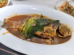 葱烧鲫鱼-虎哥私房菜(馒头山店)