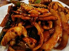 铁板鱿鱼-喇喇排骨火锅·传统韩式脊骨汤(望京西园总店)