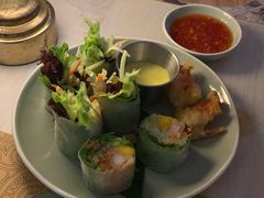 虎虾香芒米纸卷·榴莲汁-CHINCHIN 青青·泰国料理(万象食家店)