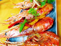 椒盐味深海红虾-青麦家·融合餐厅(江岛智立方店)