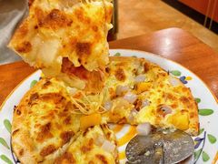 榴莲水果双拼披萨-萨莉亚(百联真光路店)