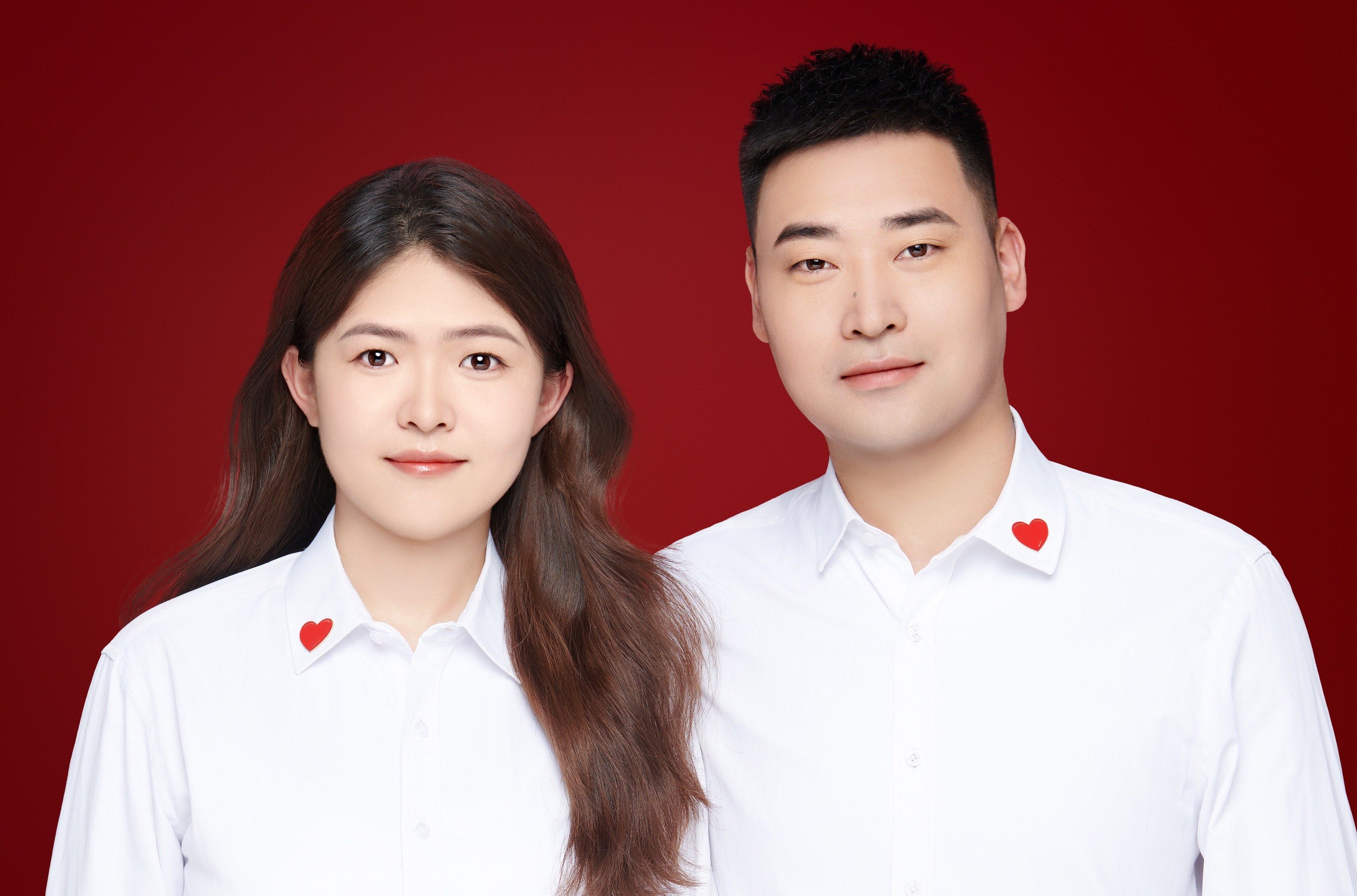 热腾腾的结婚照#海马体照相馆
