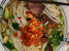 蒜苗辣椒腊肉-刘氏三和面馆