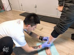 小腿-怪咖纹身刺青