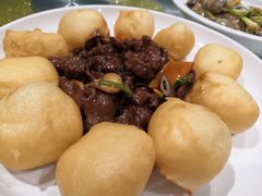 脆皮鲜奶拼蚝油牛肉-和记小菜(东方店)