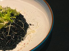 奶油芝士墨鱼汁烩饭-小火花·干式熟成牛排馆Spark SteakHouse(剑桥郡店)