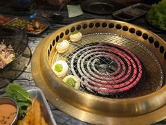 蒜蓉罗勒白蘑菇-义气烤肉餐吧(大族广场店)