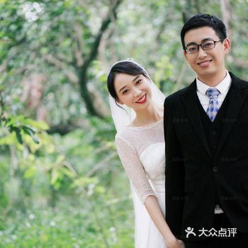 长沙婚纱照森系清新庄园外景 拍外景一定少不了森林公园