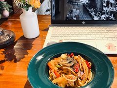 蒜香吞拿鱼意面原味-雕刻时光咖啡馆(北师大店)