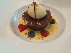 树莓流心熔岩巧克力-福楼法餐厅FLO