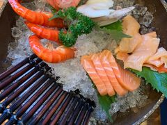 三文鱼刺身-赤坂亭M9和牛烧肉(世博源店)