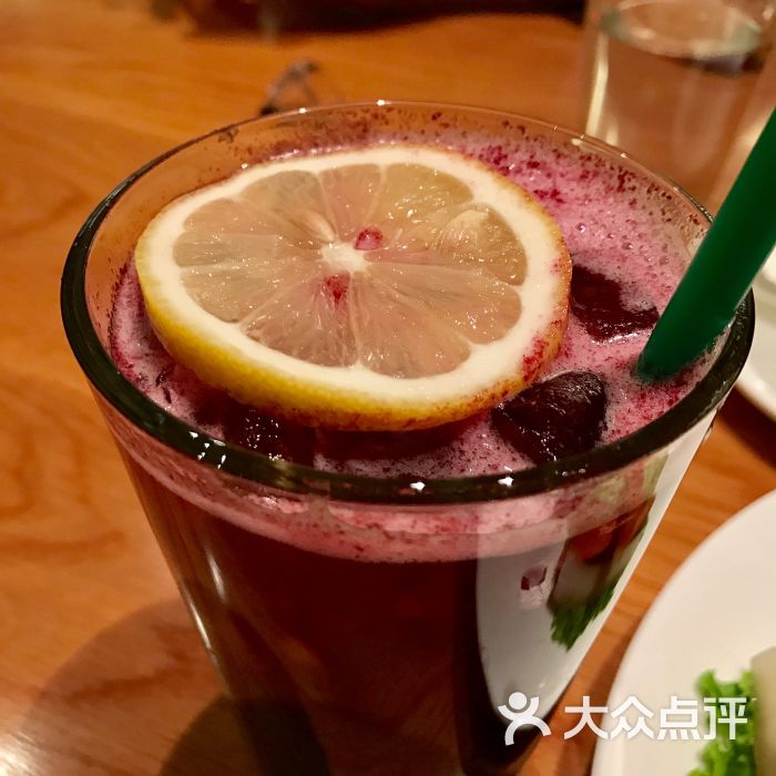 蓝莓冰茶