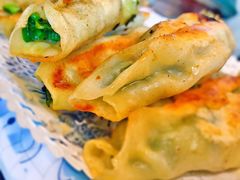 韭菜鸡蛋锅贴-亿诣蝎府炸酱面羊蝎子火锅(酷车小镇店)