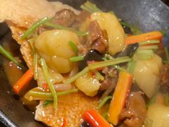一个锅巴和时蔬-薇酌饮·陕西菜(南门外店)