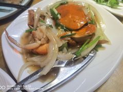 葱姜炒和乐蟹-南海渔家•海鲜•正宗海南菜(海棠湾店)
