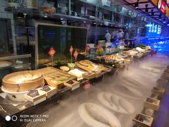 自助取餐区-渔民船说·北塘海鲜·天津菜·海肠捞饭(北塘古镇店)