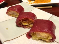 脆皮鲜虾红米肠-泉州富力万达文华酒店-品珍中餐厅