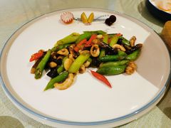 干鱿鸡枞菌炒杭椒-泰河谷·豆捞