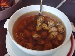 古越陈酿煮花螺-杭州西子湖四季酒店·金沙厅