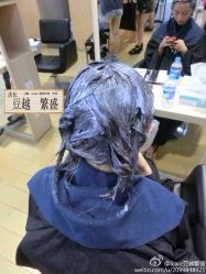 豆越店长烫发1180染中发780-icare美发沙龙