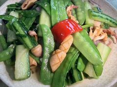 豌豆炒土鱿-苏记美食(张槎一路店)