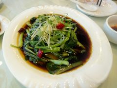 白灼菜心-添福来墨鱼饺子 · 海鲜东北菜(大连星海·黄浦路店)
