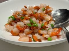清朝手剥河虾仁配黑醋粒-鲤院·新中式美学·庭院餐厅(夫子庙店)