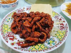 京酱肉丝-闻道食府烙饼卷带鱼(原车耳营店原大觉寺店)