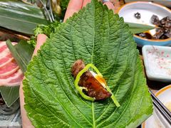 烤肉配菜-明洞阿姨·韩式酱蟹烤肉·创意料理(三元桥店)