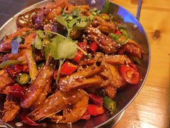 大虾鸡翅-民食香·腊排骨野生菌美食(木府店)