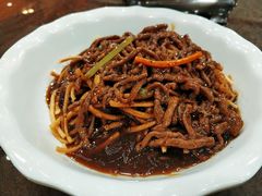 撒子牛肉丝-刘胖子家常菜·蹄花焖藕(中南店)