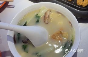 Shrimp and Tofu Soup with Baby Bok Choy