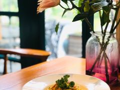 奶油培根意面-SEN CASTLE城堡西餐(创意设计中心店)