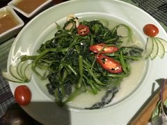 大蒜炒空心菜-林院餐厅