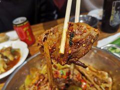 主打的干锅鸭头-安诚居干锅鸭头(八角店)