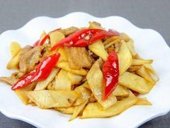 茭白炒肉-畲乡一品鱼府土菜馆